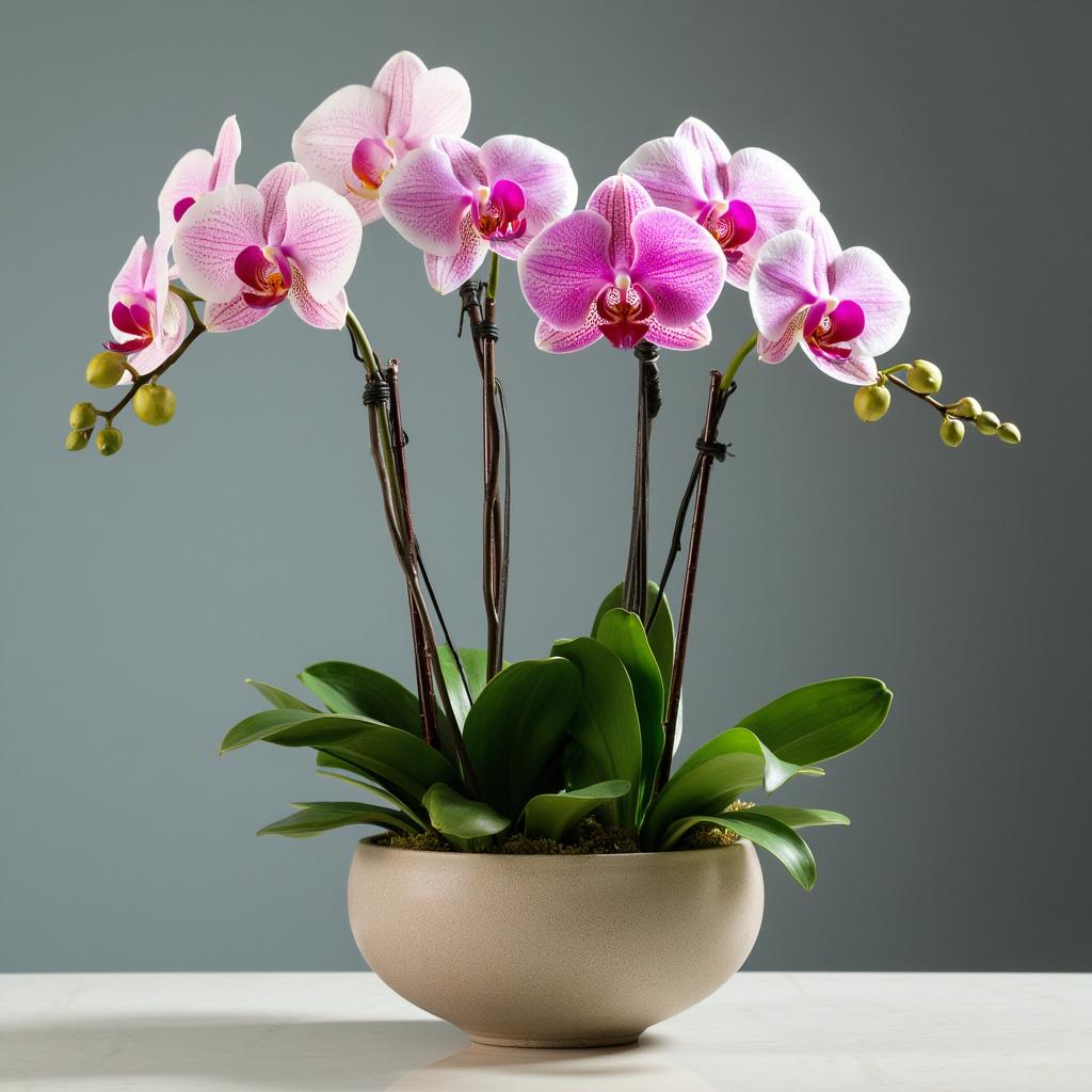Living Orchid Arrangement