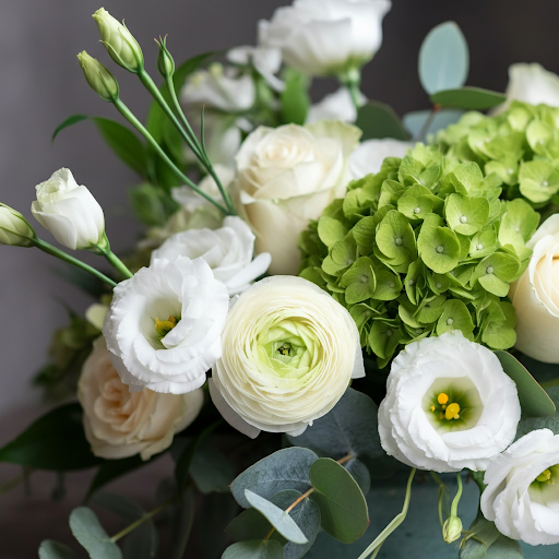 White and Green Enchanted Bouquet